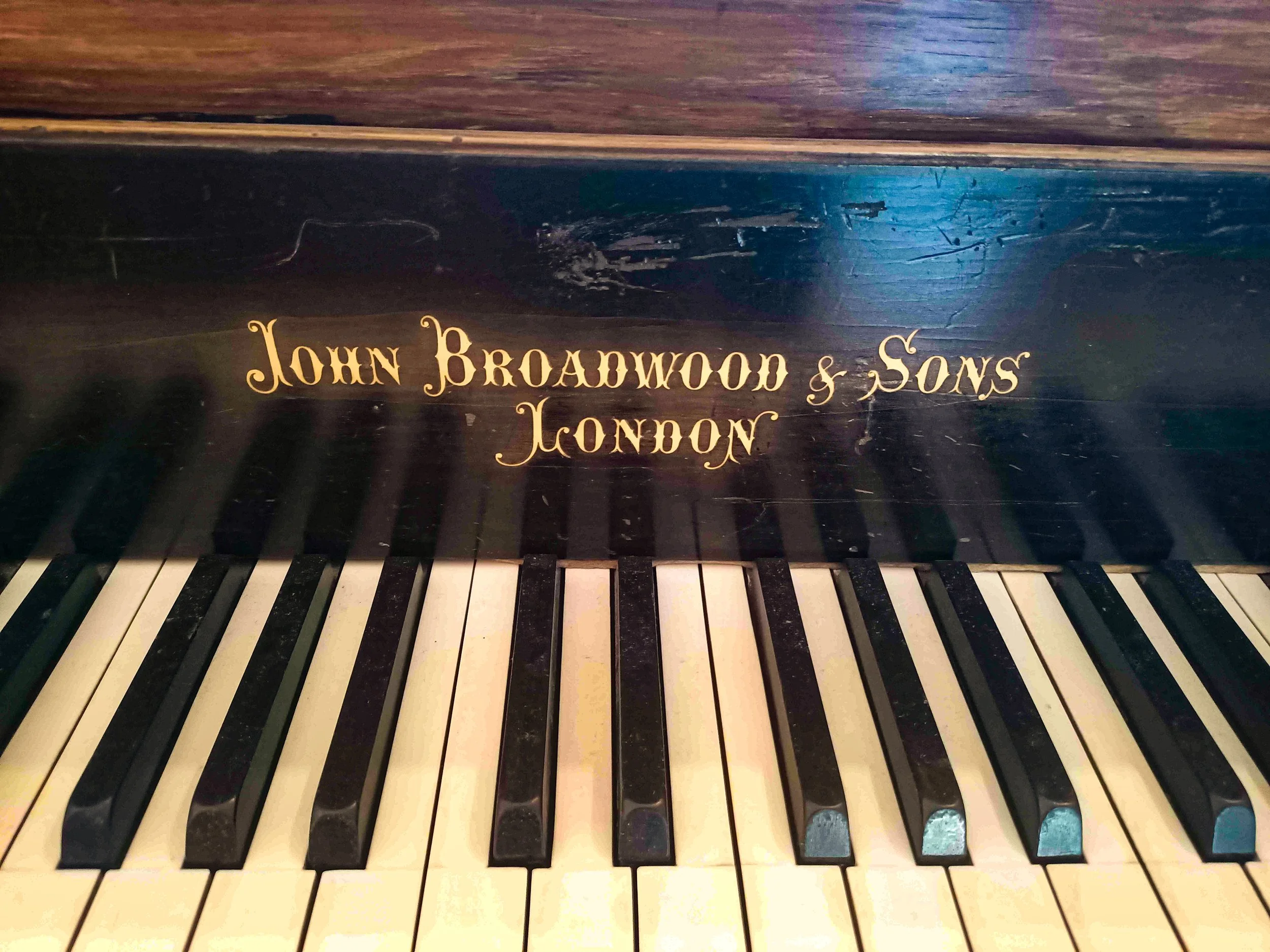 Grand piano: John Broadwood & Sons c. 1860 — Anders Muskens